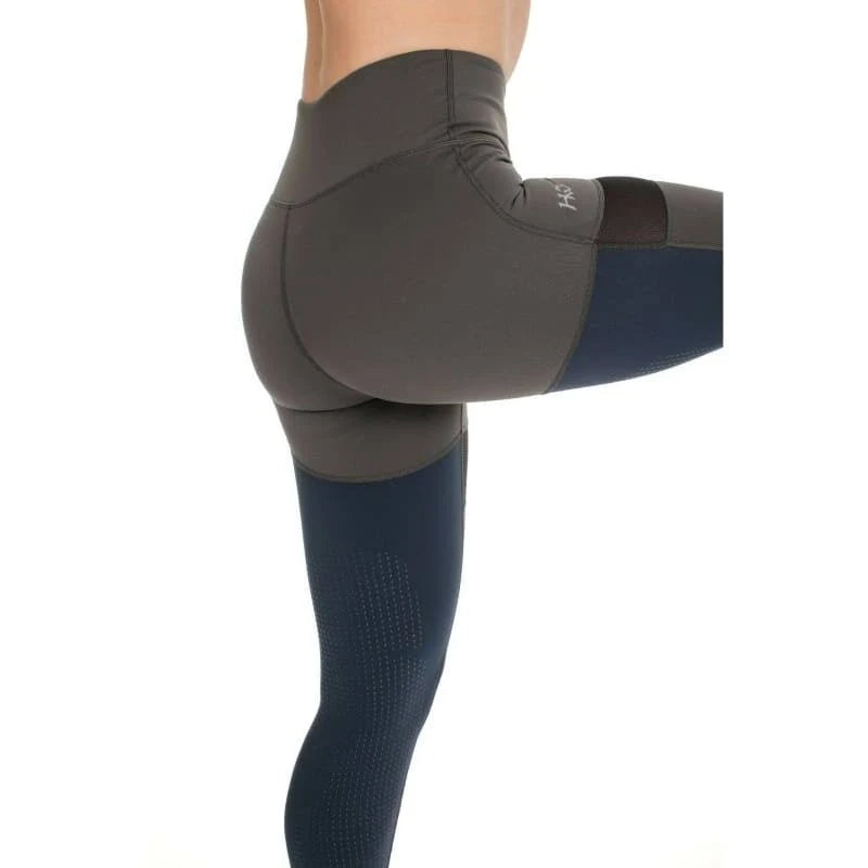 Black/Fig Riding Tights Medium W2238