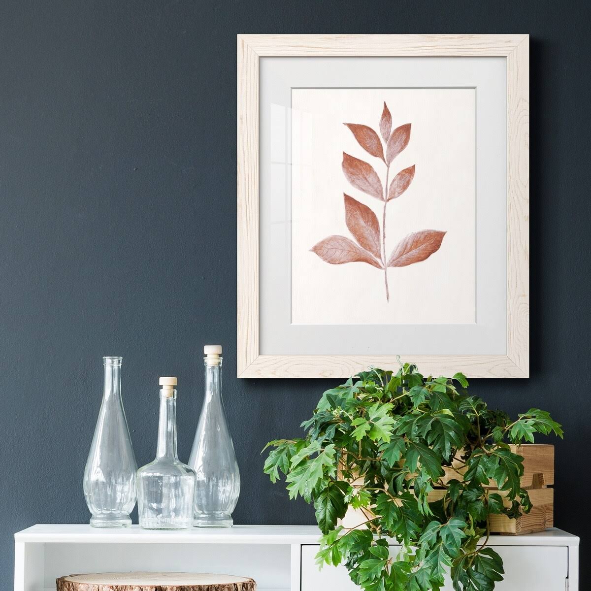 Framed Print 27.5X37.5 White S7945