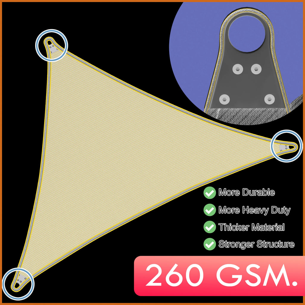 Black Square Sun Shade Sail Canopy Structure X601