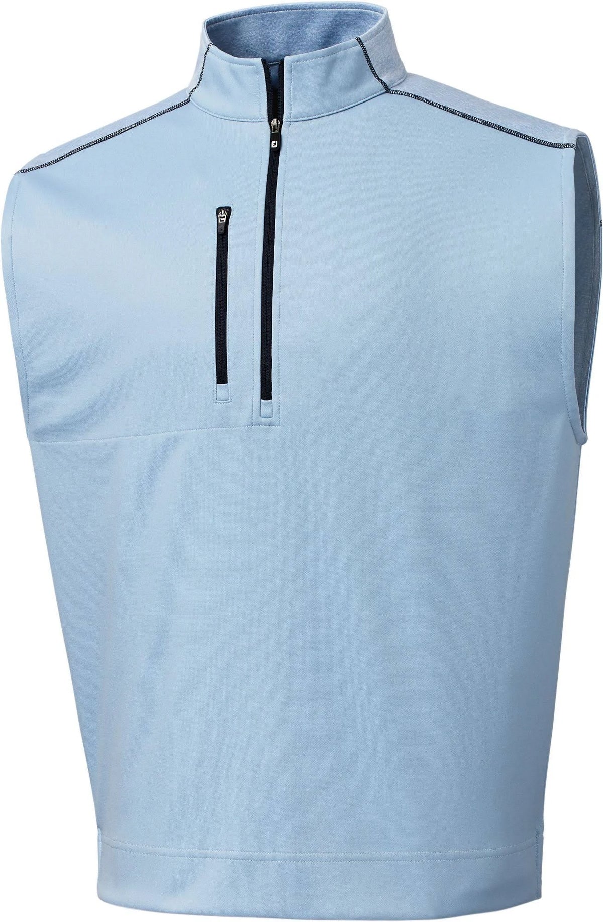 Blue Fog Heather Half Zip Vest H792198