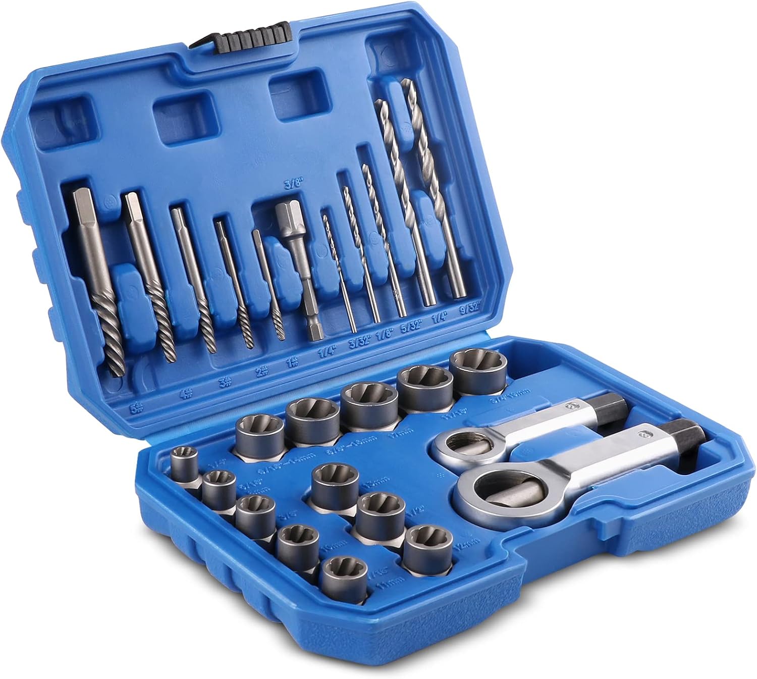 35Pcs Cobalt Screw Extractor Drill Bit Set T38845