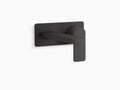 Matte Black Wall-Mount Single-Handle Bathroom Sink Faucet I304562