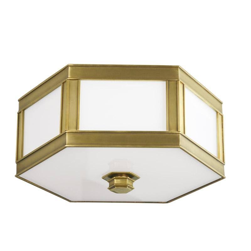 Old Bronze 2 Light Flush Mount V877