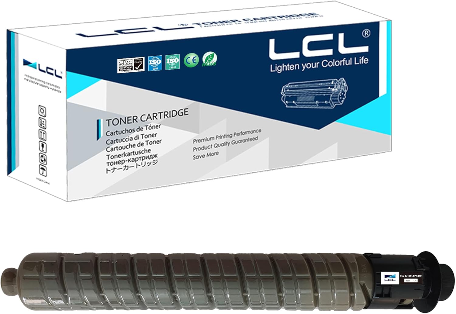 1-Pack Black Compatible Toner Cartridge E355