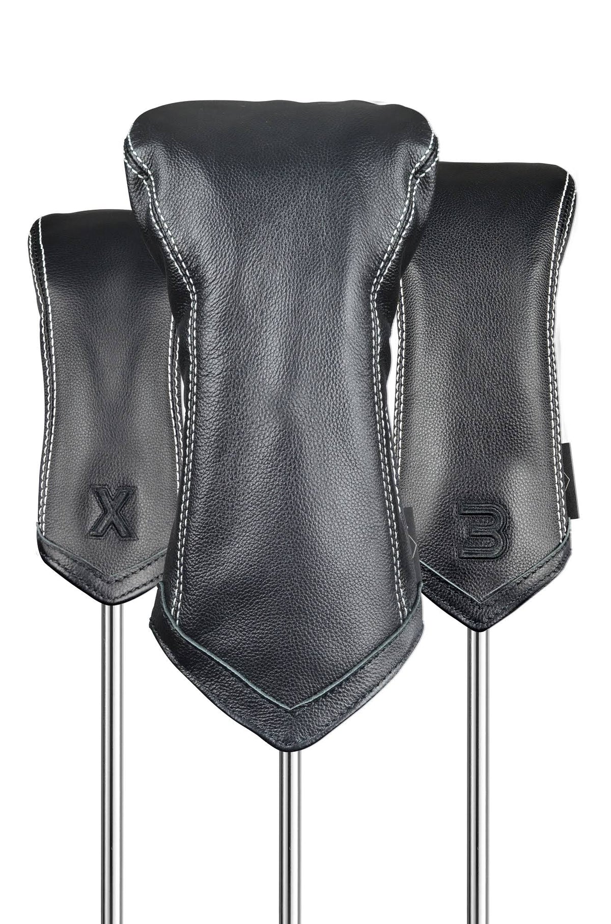 Black Leather Driver Headcover Y6548