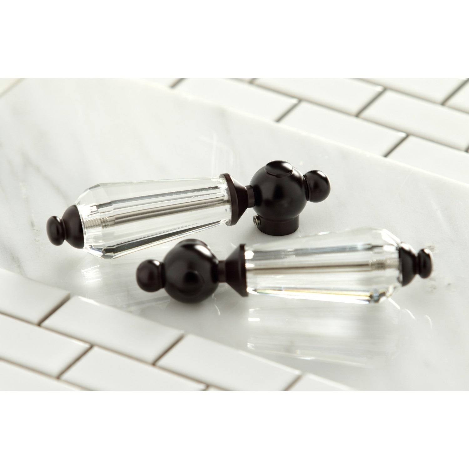 Polished Chrome Wall Mount Bridge Kitchen Faucet with Brass Sprayer U1559
