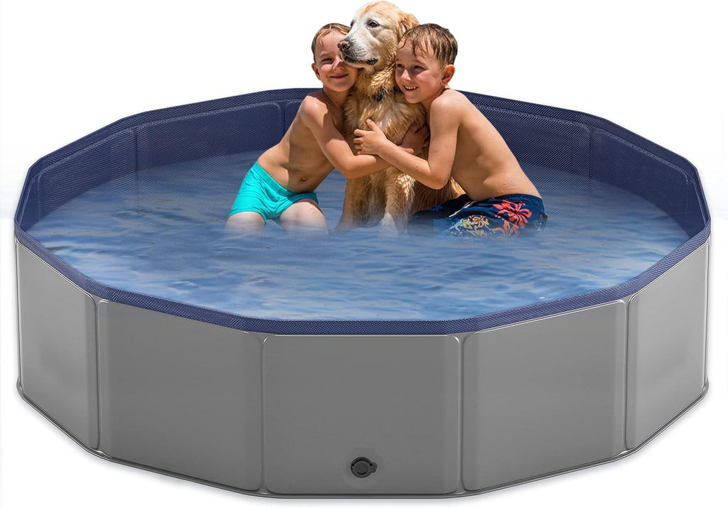Portable Dog Pool, Foldable Pet Swimming Pool, 71 x 12 Inches Pack of 2 M621
