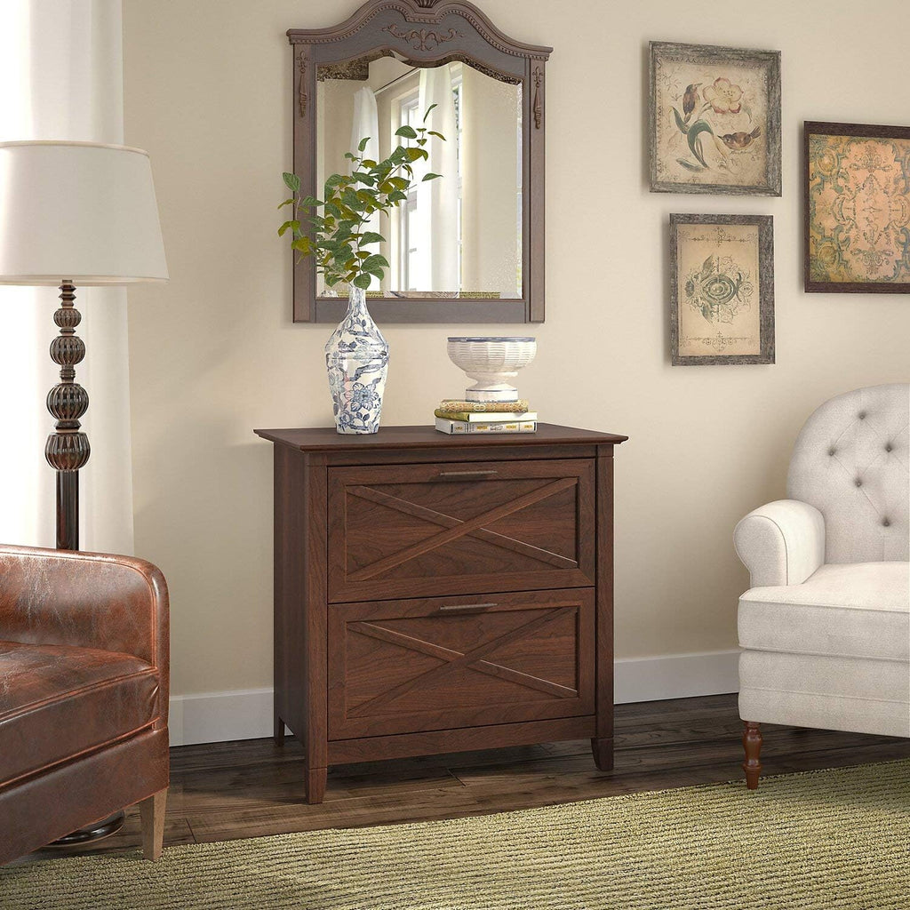 2 Drawer Lateral File Cabinet in Bing Cherry E2018