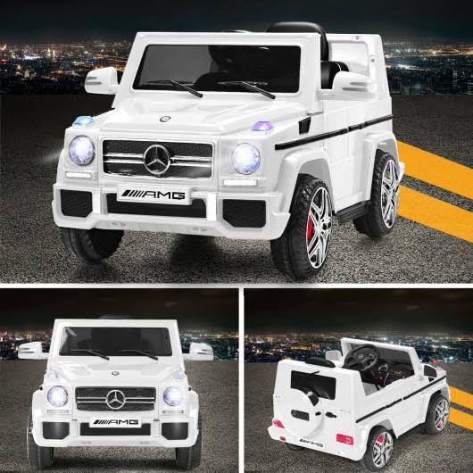 White Remote Control Kids Riding Car G781