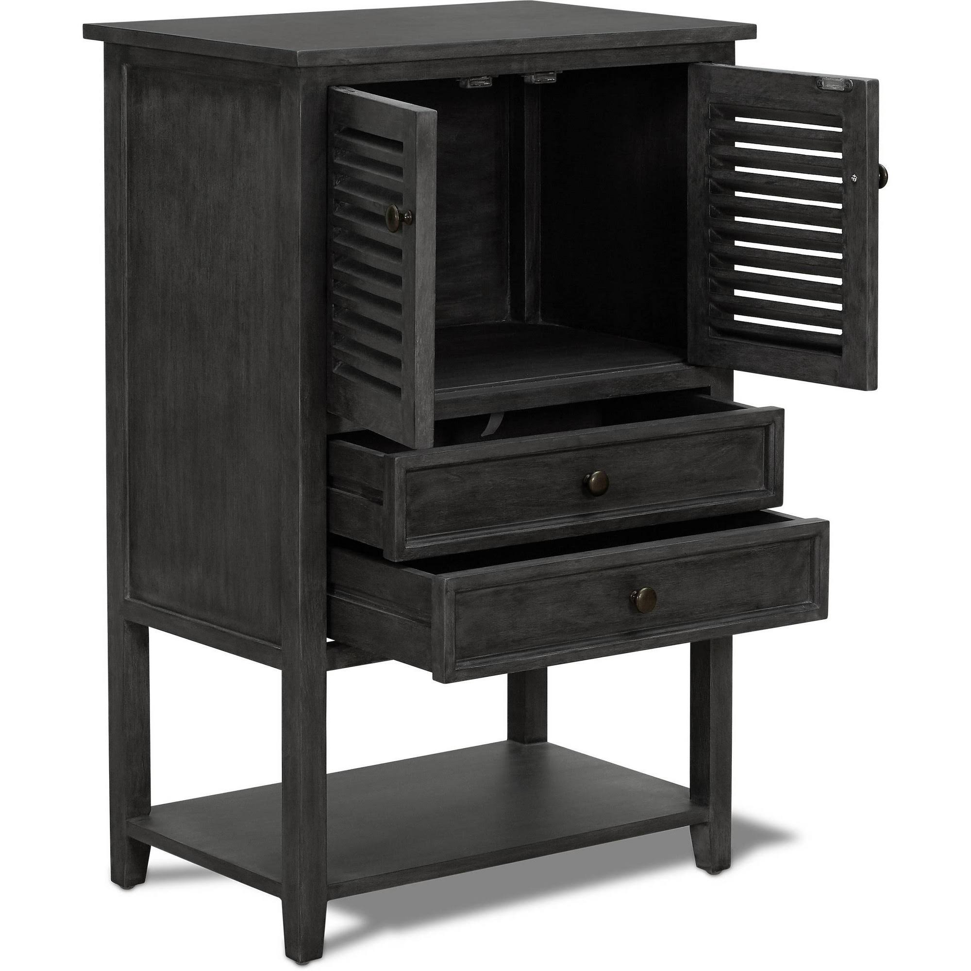 Dark Gray Storage Cabinet C72870