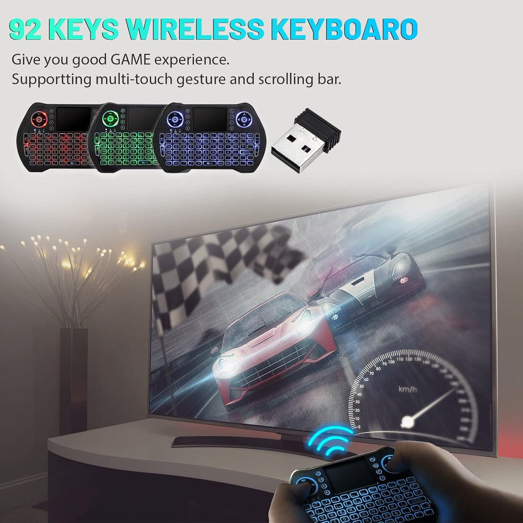 Android TV Box 4GB RAM 64GB ROM Dual WiFi 4K Ultra HD H.265 Pack of 2 N837