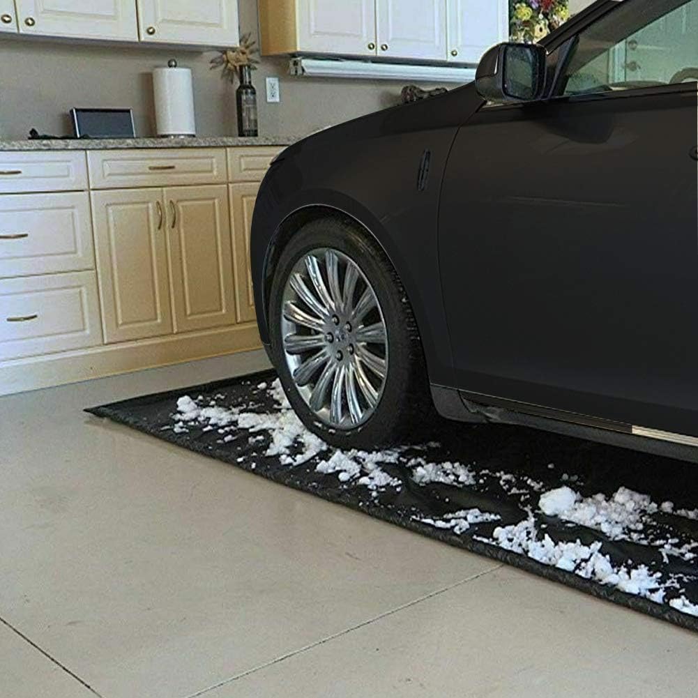 Oil Mat for Garage Floor, Car Parking Mat, Black S7696