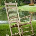 Coastal Blue Wood Rocking Chair C99359