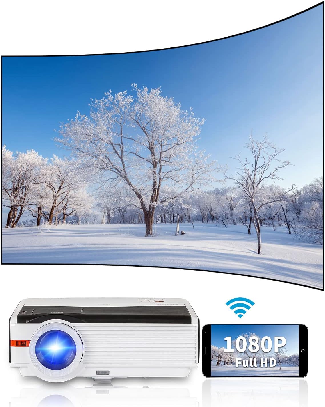 Wireless Mini DLP Projector with Built-in Battery S509922