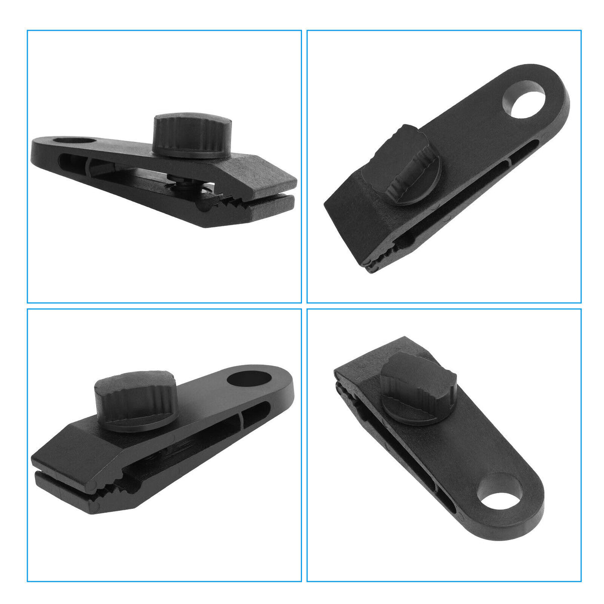 Reusable Heavy Duty Tent Clips for Tarp Awning Clamp Holder S9027