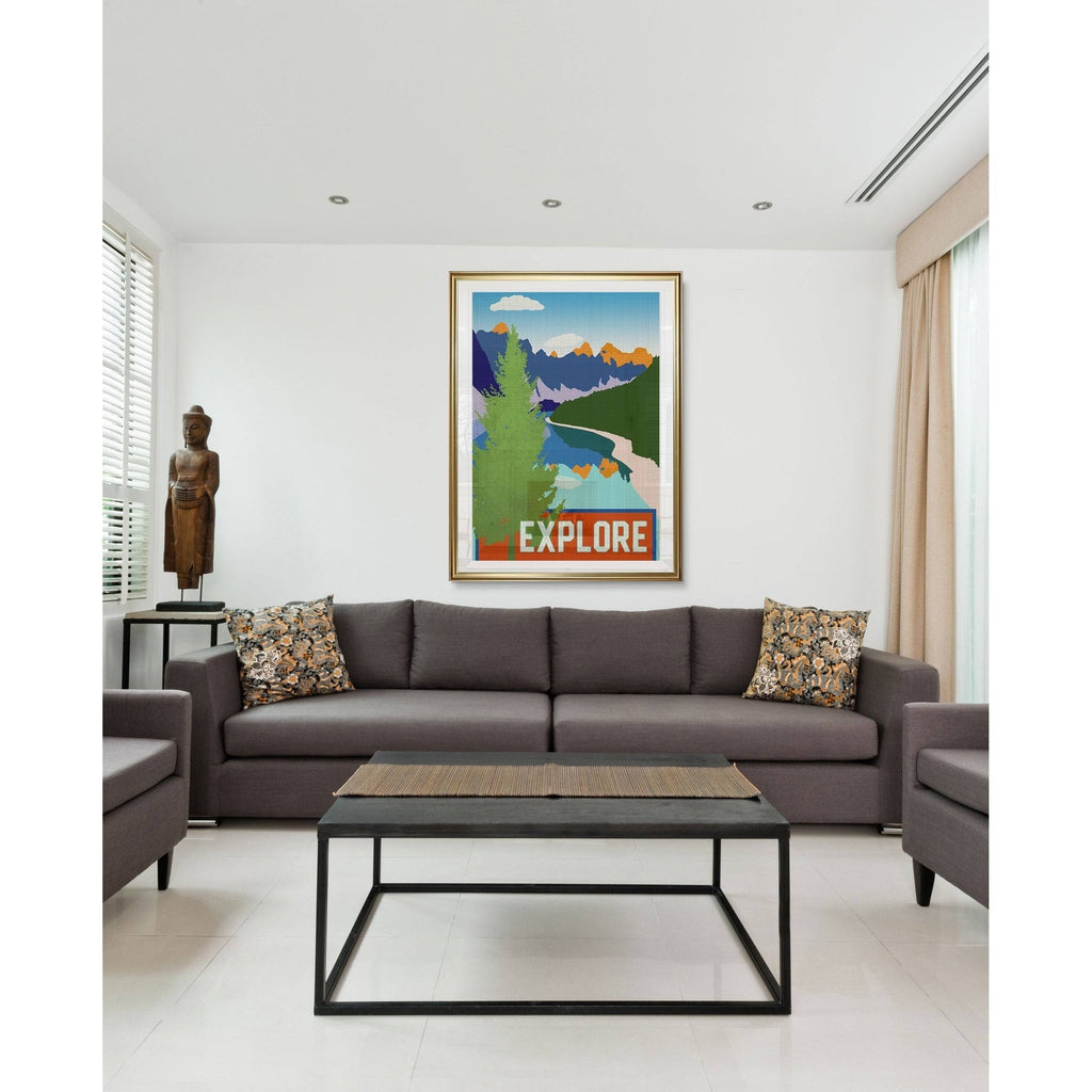 Framed Giclee Print V6463