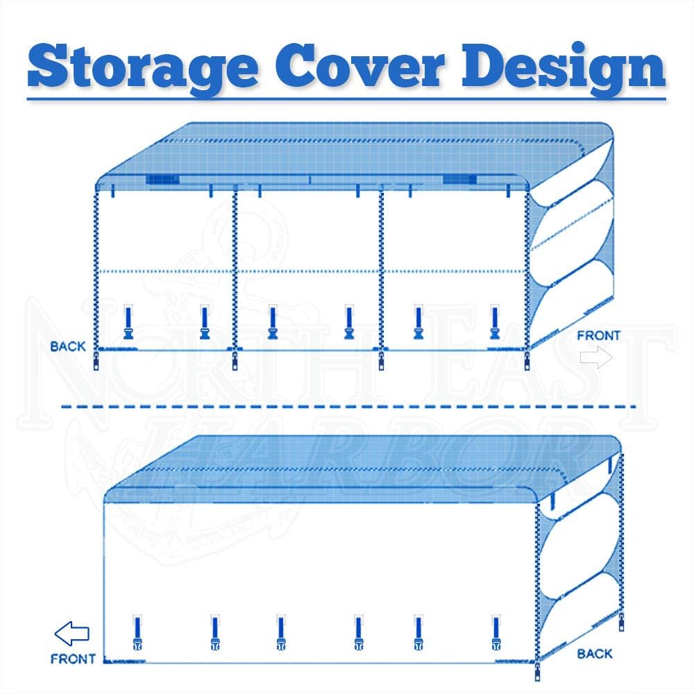 Gray RV Cover Fits Length 30'-33' Travel Trailer Camper E700815