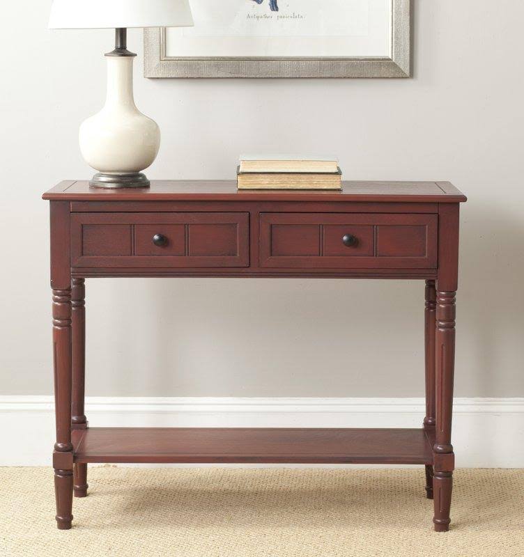 Cream 2-Drawer Console Table T8988