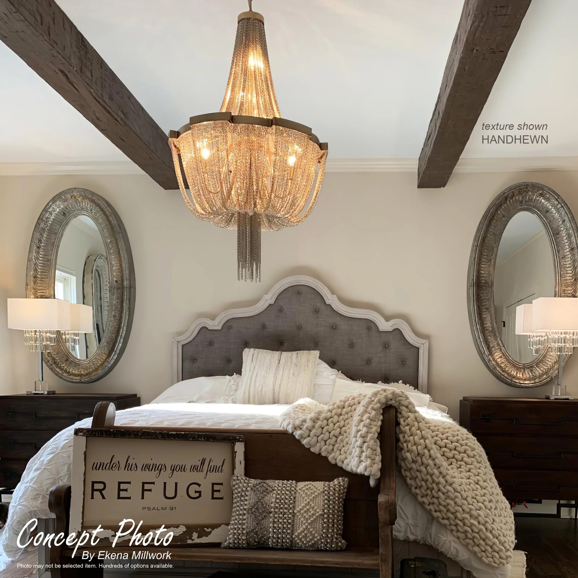 12"W x 4"H x 16'L Faux Wood Ceiling Beam J6269