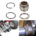 Rear Axle Lock nut Assembly with Jam Sleeve nut and Clips Pack of 2 O9981