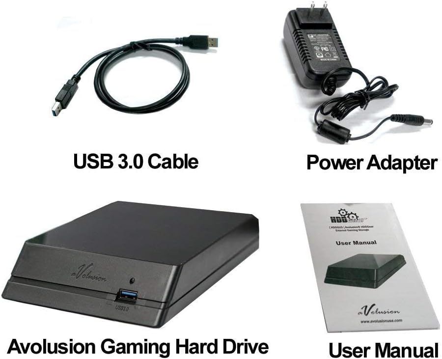 4TB 7200RPM USB 3.0 External Hard Drive H707755