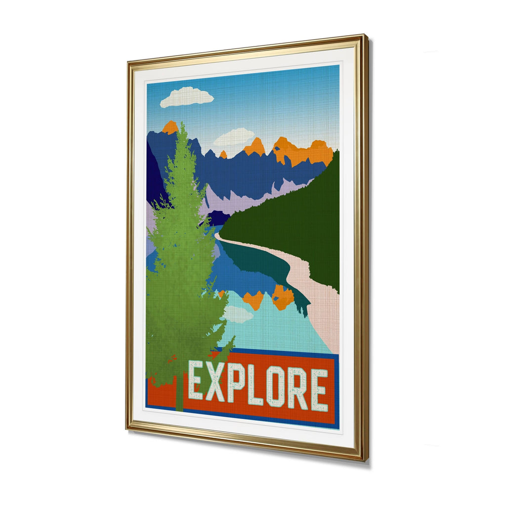 Framed Giclee Print V6463