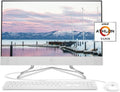24-inch All-in-One Desktop Computer, AMD Athlon Silver 3050U, 8 GB RAM, 256 GB SSD, Windows 10 Home, White C386