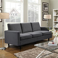 Gray Linen 3-Seater Sofa I281959