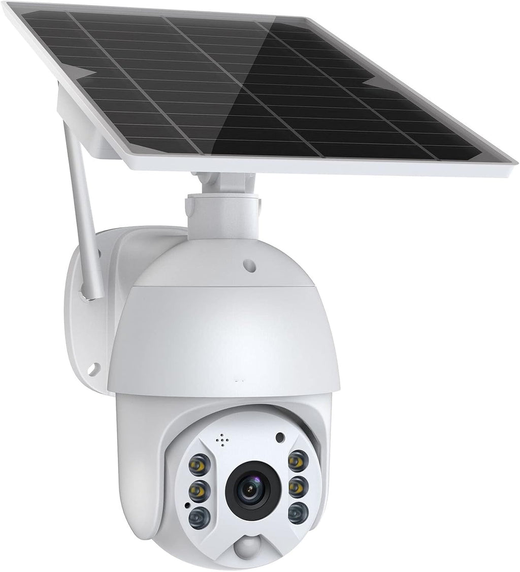 1080P Wireless WiFi PTZ Solar Security Camera with Color Night Vision H183