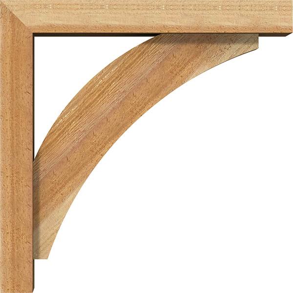 Rough Sawn Western Red Cedar Bracket with Offset Brace X26921