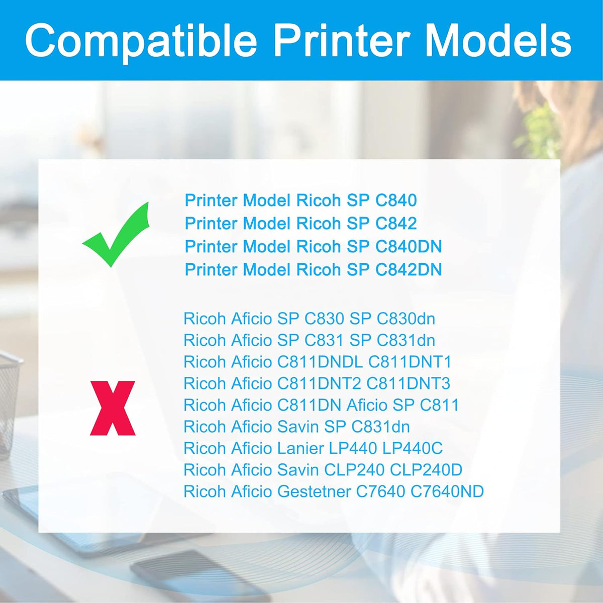 1-Pack Black Compatible Toner Cartridge E355