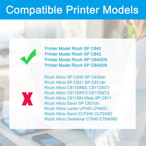 1-Pack Black Compatible Toner Cartridge E355