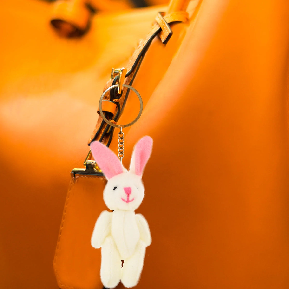 45 Pcs Mini Rabbit Plush Toy Car Accessories G889456
