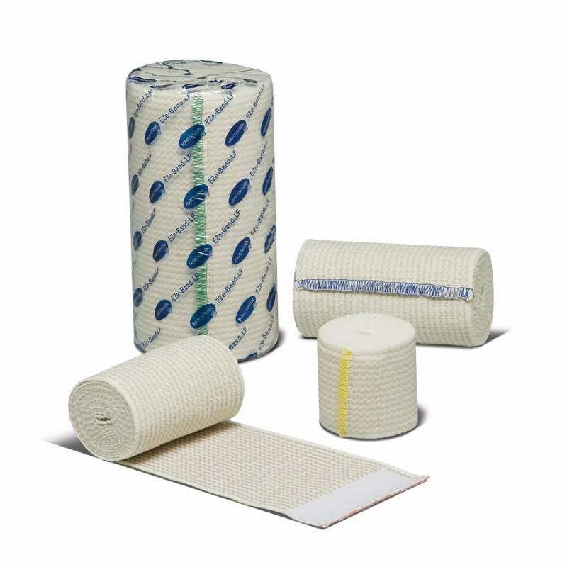 Beige Double Hook and Loop Closure Elastic Bandage 2 inch x 5 Yard C17688