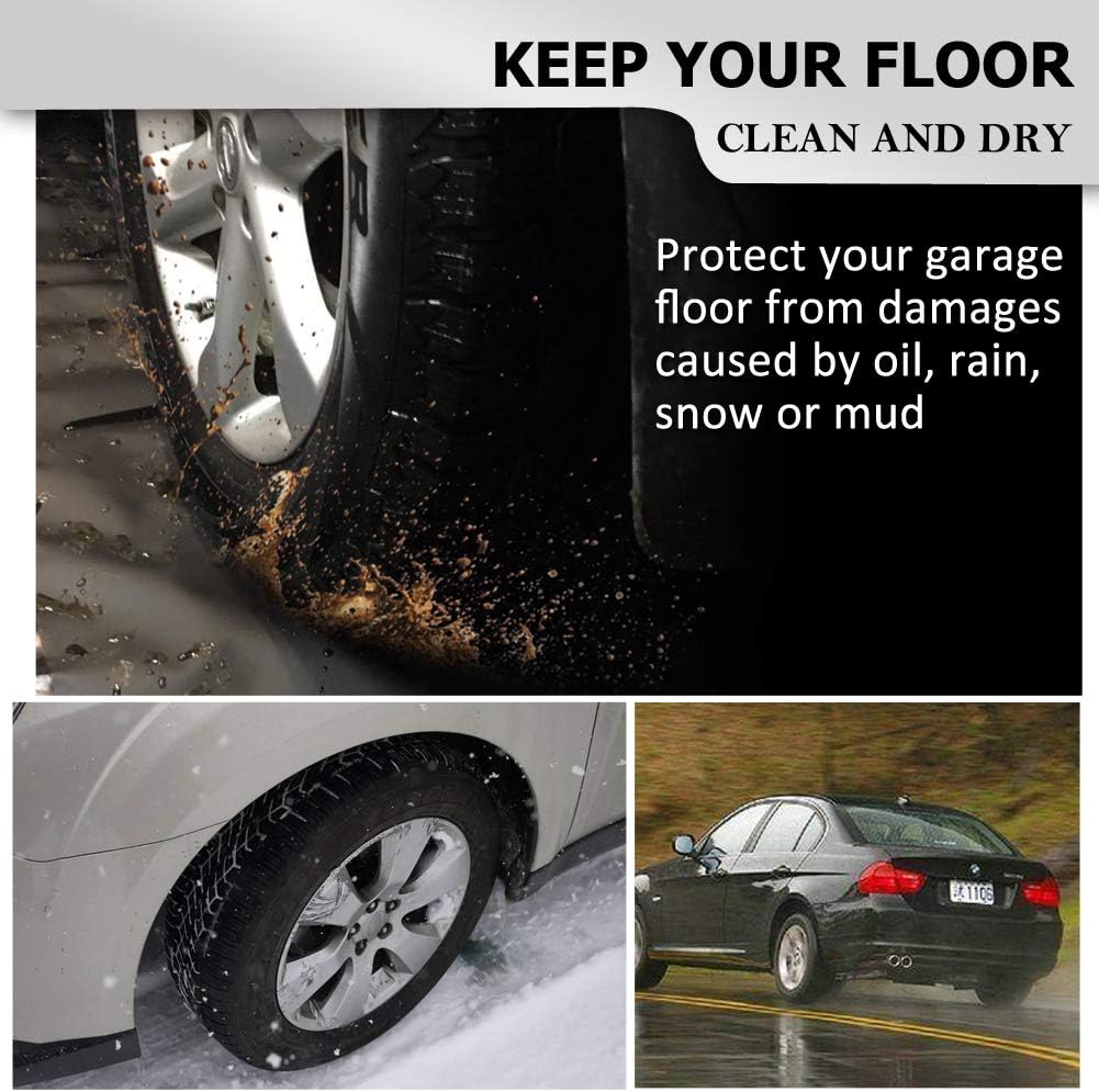 Oil Mat for Garage Floor, Car Parking Mat, Black S7696