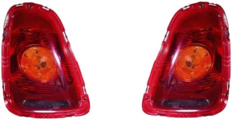 Tail Light Pair with Amber Lens P243
