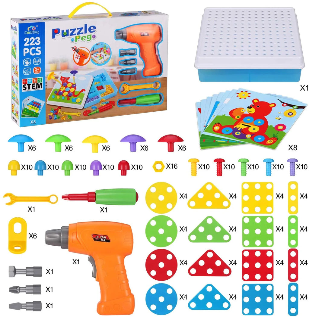 223 Pieces STEM Building Block Toys K445969