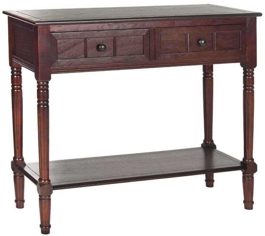 Cream 2-Drawer Console Table T8988