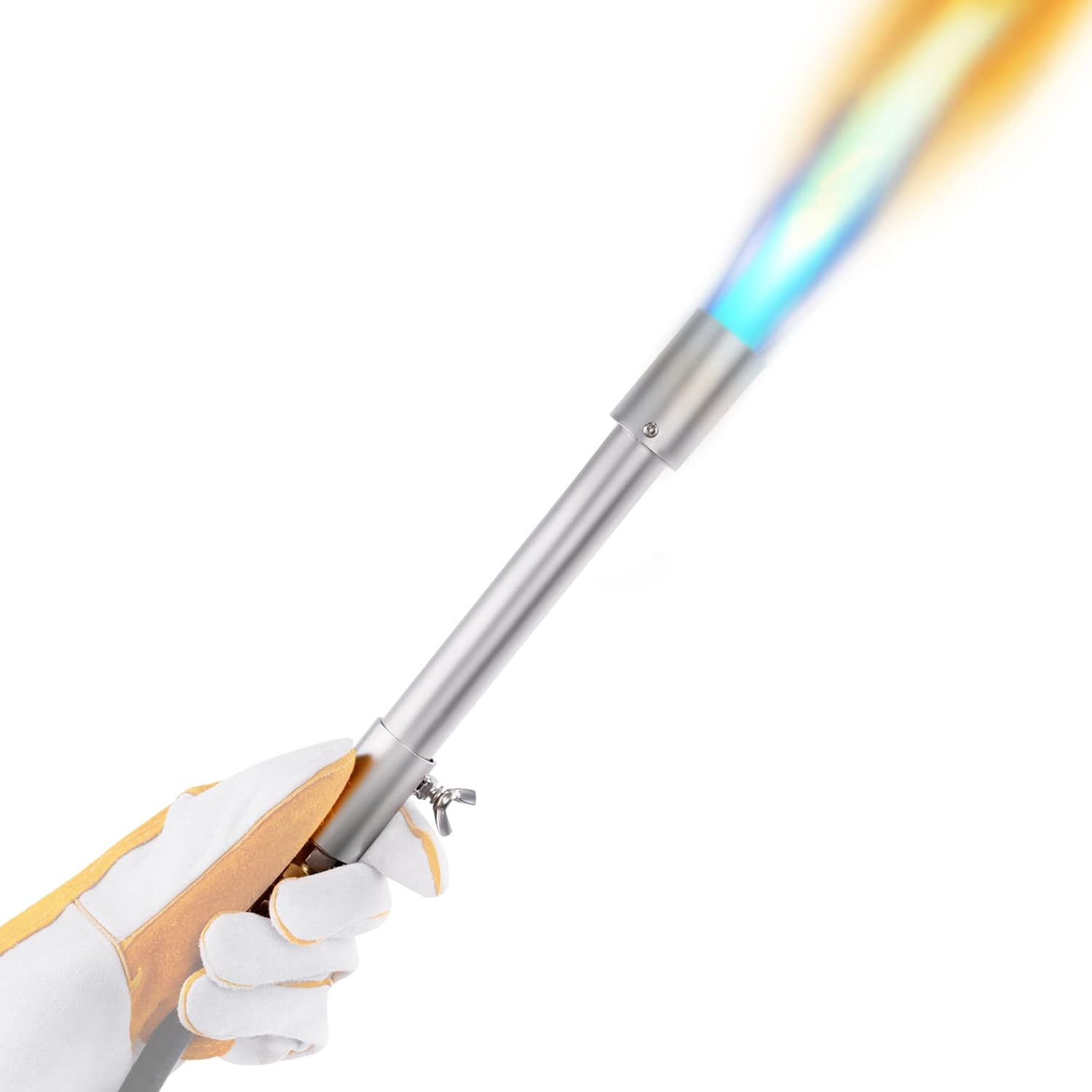 Stainless Steel Burner, 135,000 BTU, Brass Gas Fitting, Adjustable Flame, Pack of 2 B41877