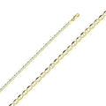14K Yellow Gold Flat Mariner Chain P94011