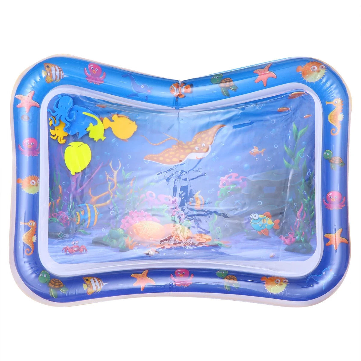 Inflatable Crawling Cushion Water Play Mat (Blue) U37364