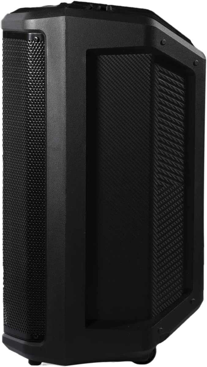 Portable Bluetooth Karaoke DJ Speaker with Remote Control and LED Light Show, 12", 2600 Watts L266