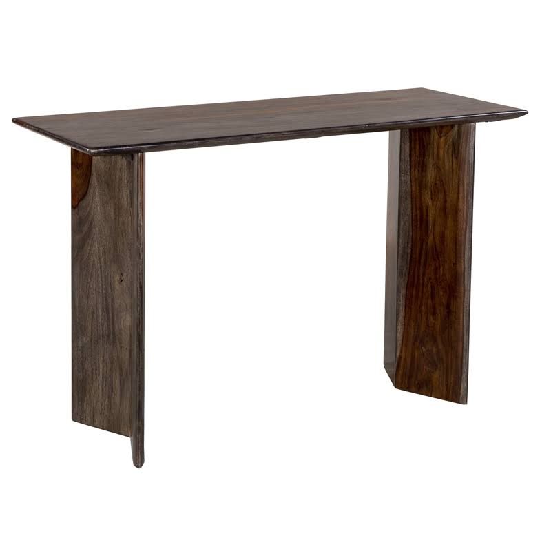 Gray Solid Sheesham Wood Console Table R98231
