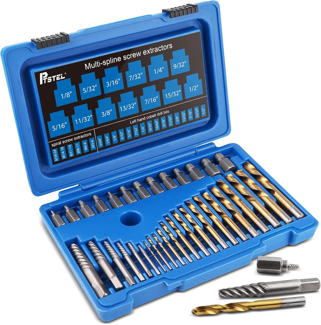 35Pcs Cobalt Screw Extractor Drill Bit Set T38845