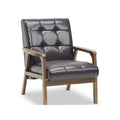 Brown Club Chair B4698