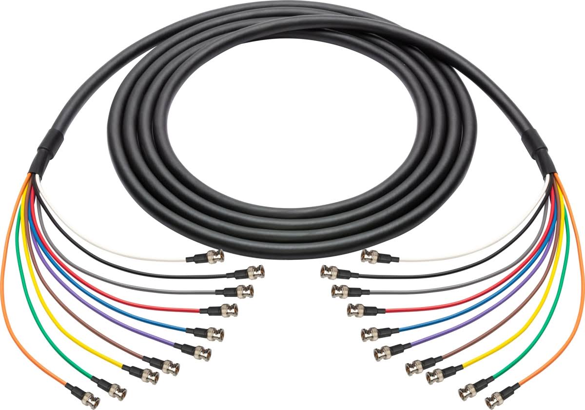 3G-HD-SDI 10-Channel BNC Snake Cable 50 ft. W57561