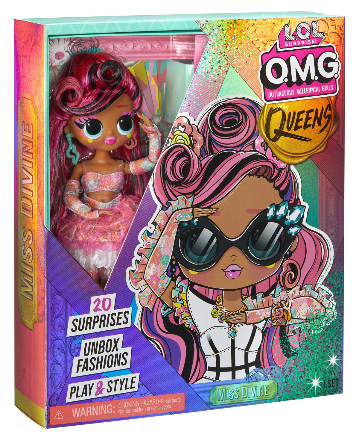 Fashion Doll with 20 Surprises Including Outfit and Accessories L813824