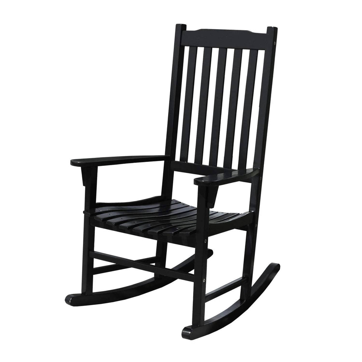 Black Acacia Hardwood Outdoor Rocking Chair E415524