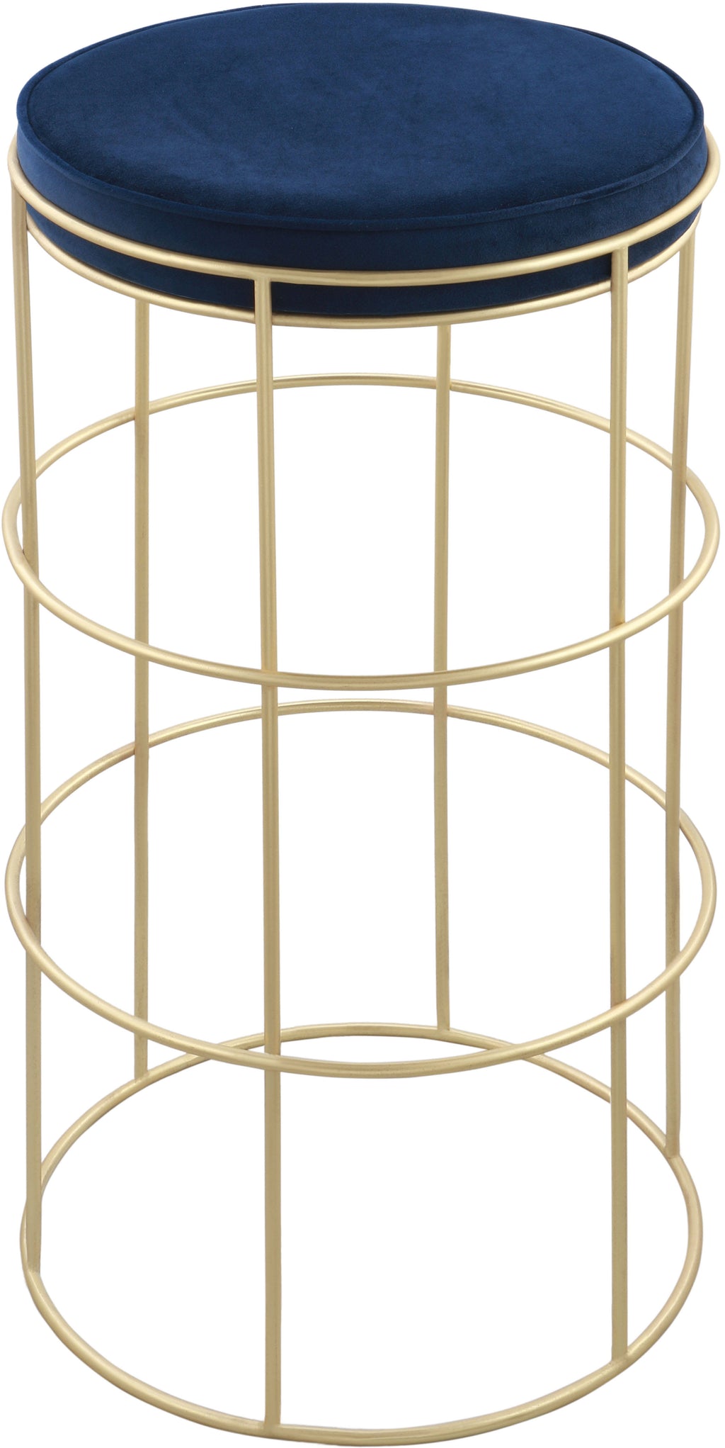 Navy Velvet Counter Stool U49205