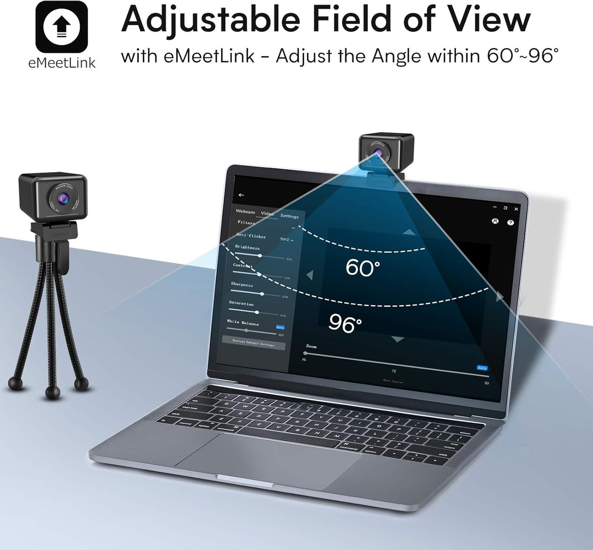 1080P Webcam with Speaker and Mics K336